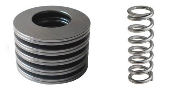 belleville disc spring vs coil spring